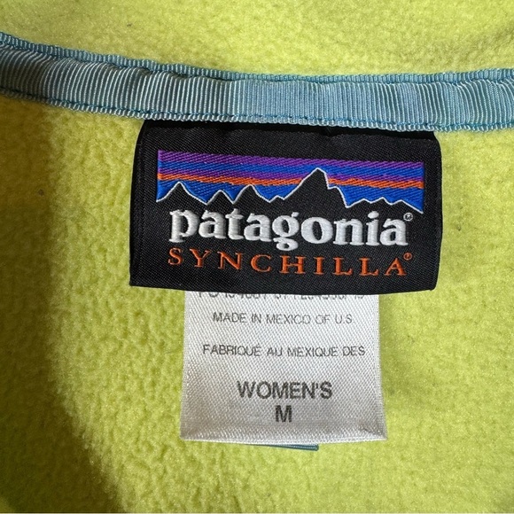 Patagonia Womens Synchilla Fleece Pullover Sweatshirt Size Medium - Picture 3 of 4
